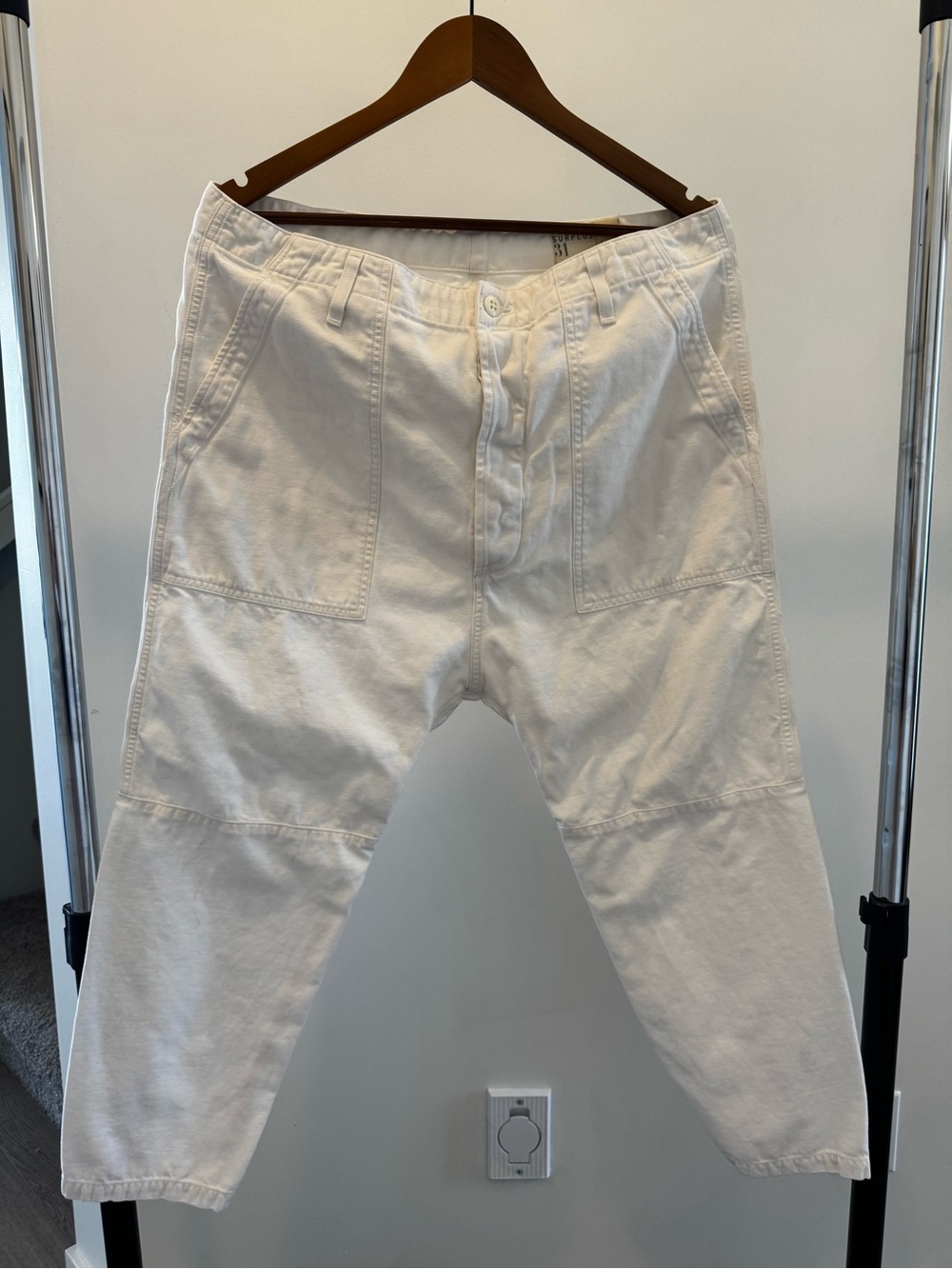 Citizens Of Humanity White Utility Trousers